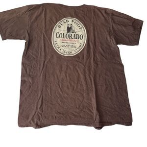 Men’s xl beer and nature t shirt promo shirt the duck brand brown
